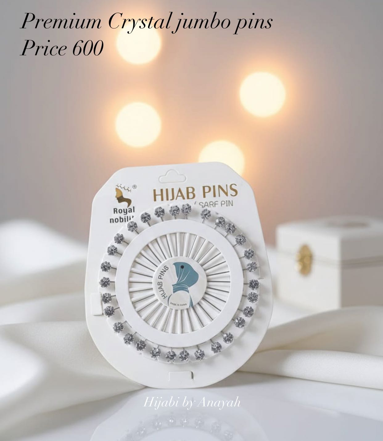 Premium Crystal Jumbo pins