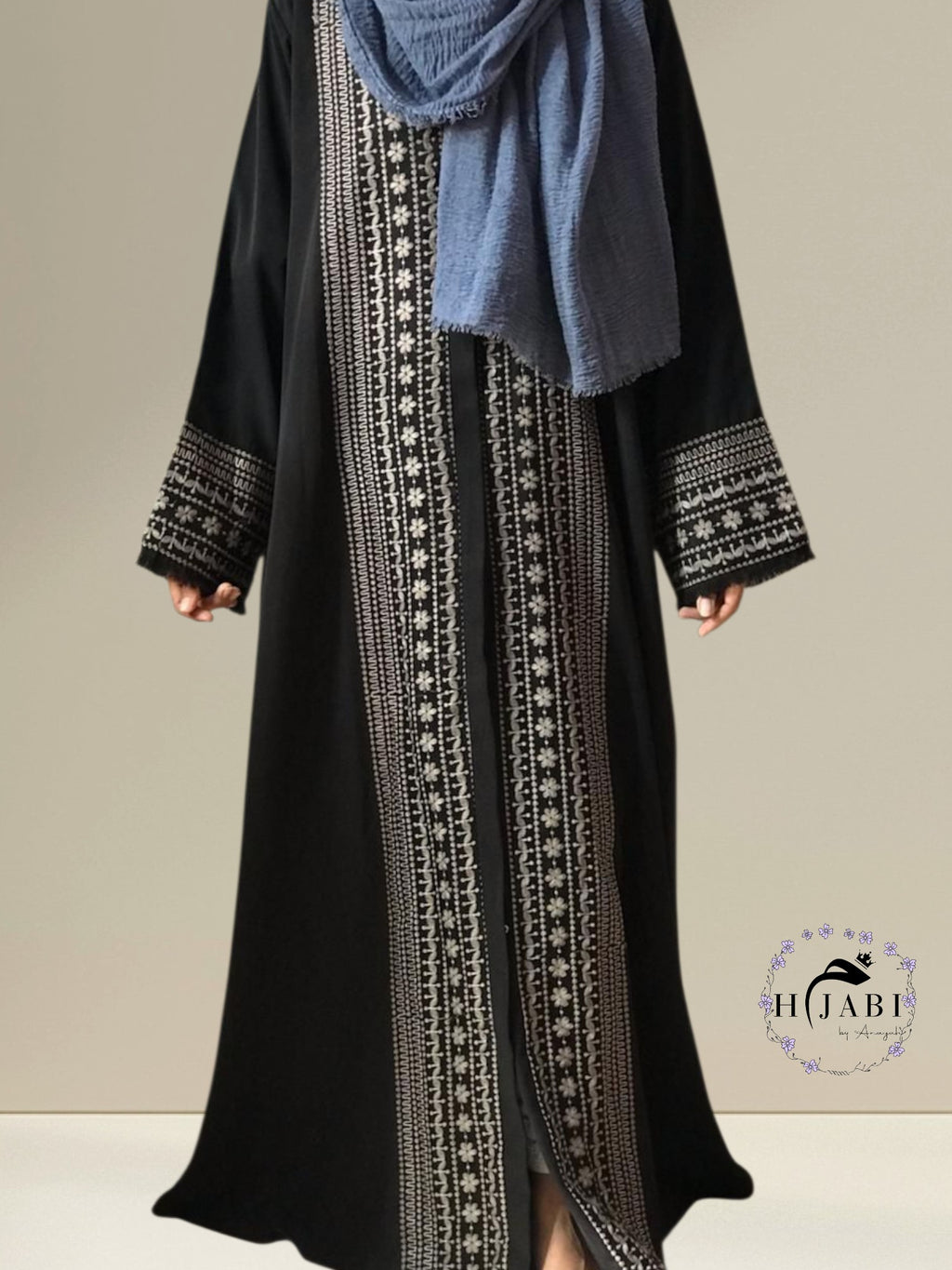Arabic Embroidery Abayah