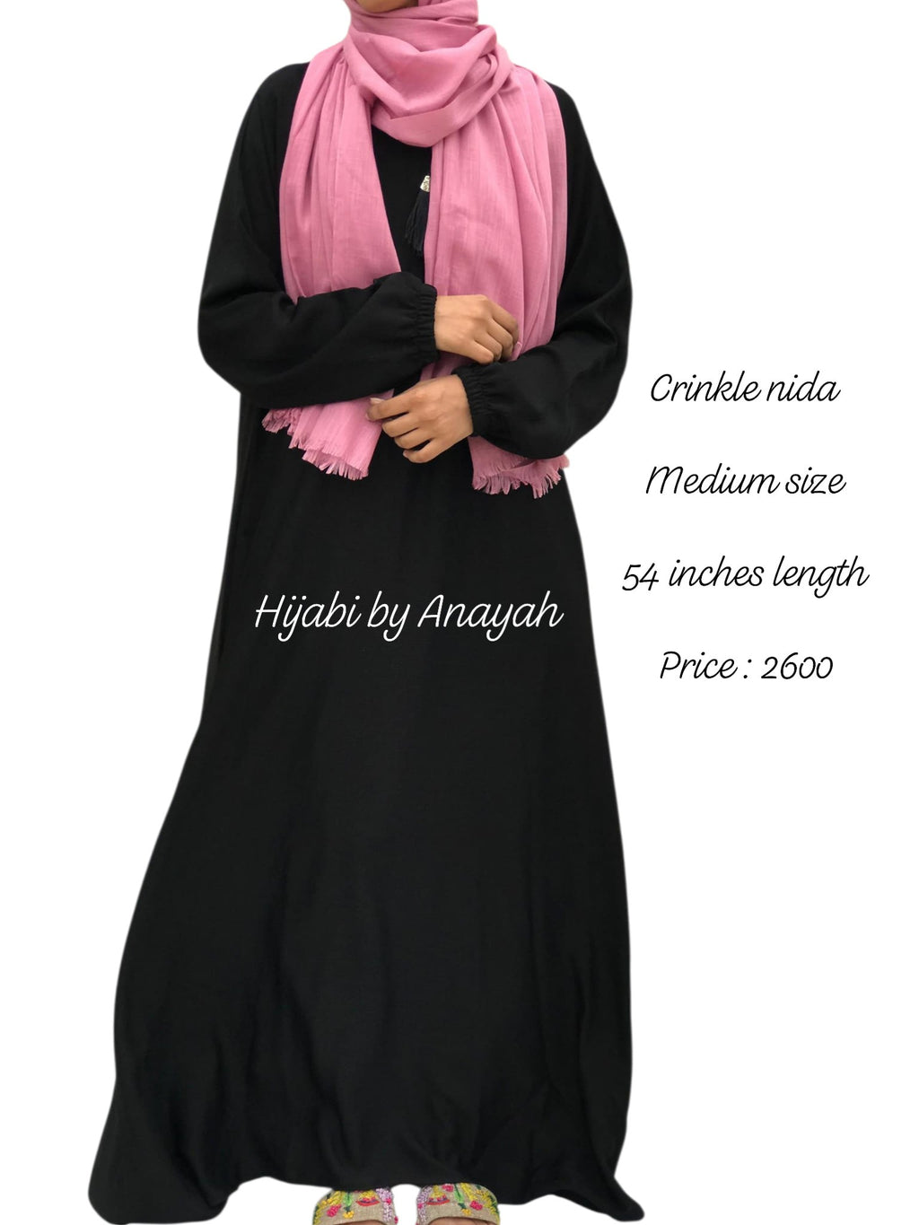 Basic Crinkle abayah