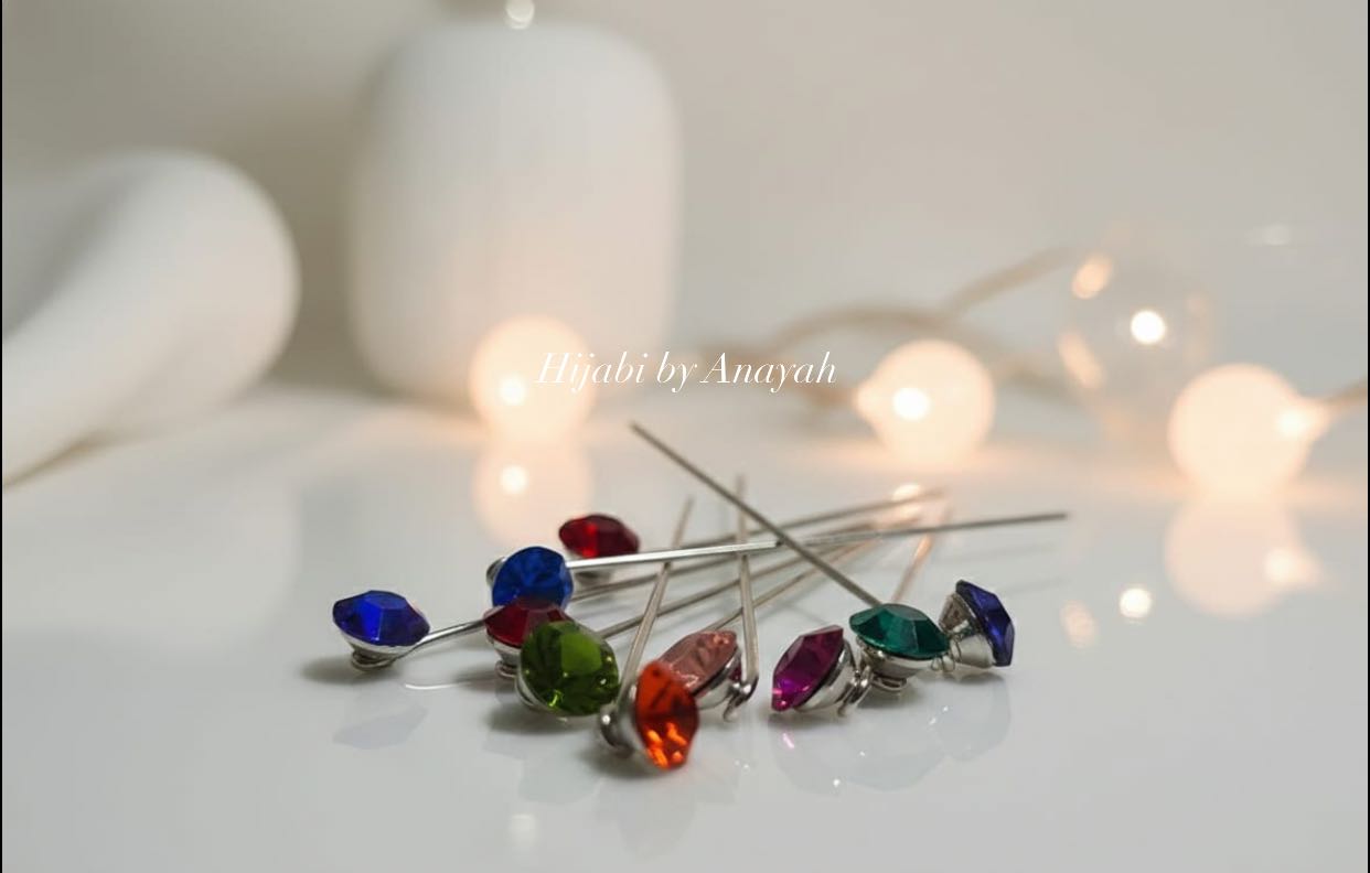 Crystal Multicolored Jumbo pins
